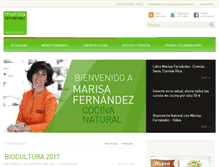Tablet Screenshot of marisafernandez.com